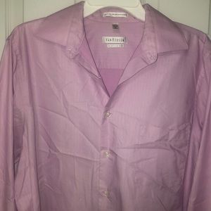Van Heusen 32/33 16 neck pink l/s button down